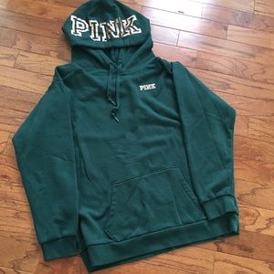 VS Pink Hunter Green Hoody